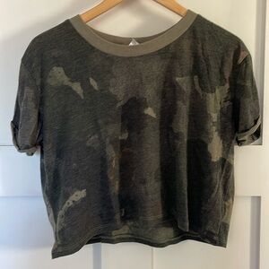 Camo crop top